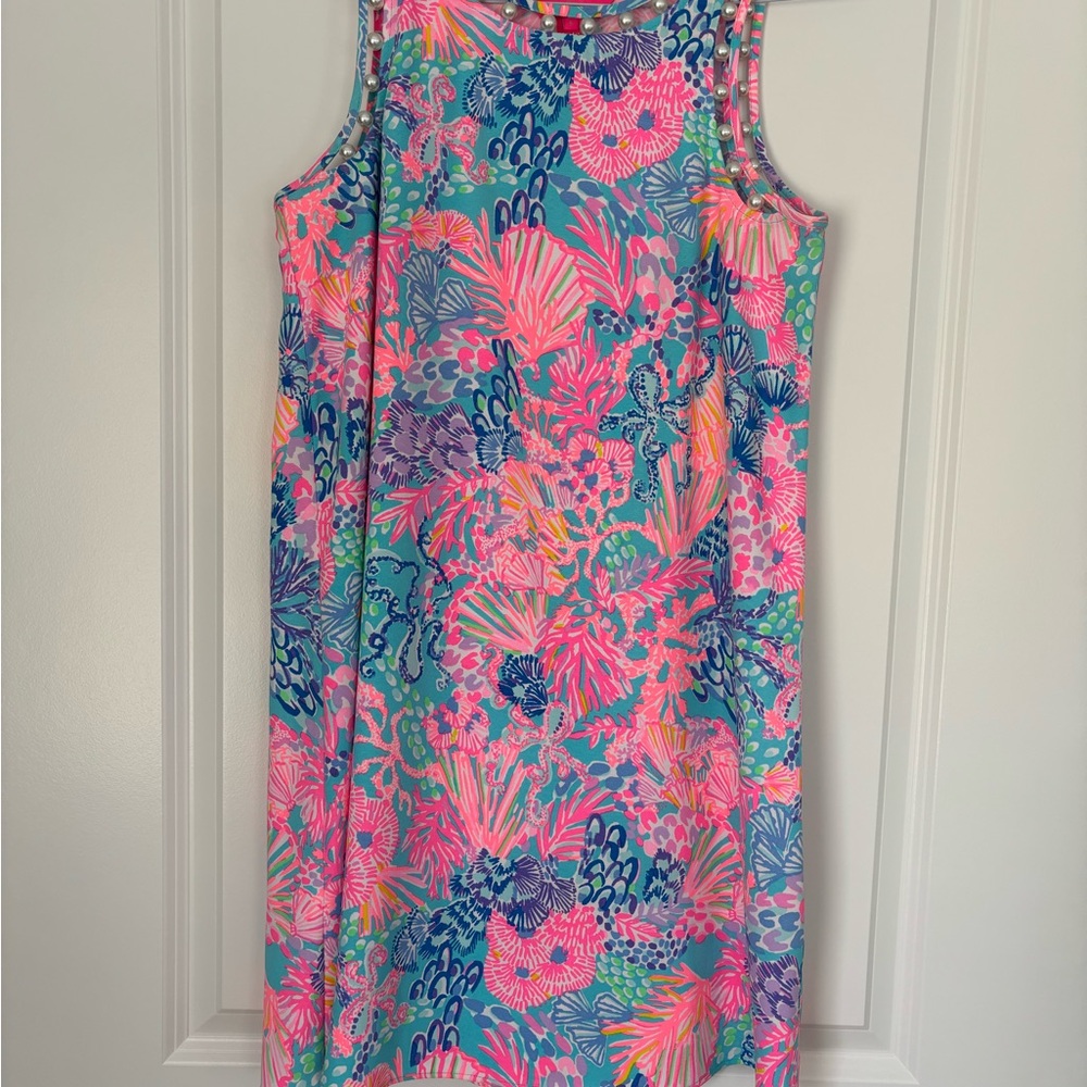 EUC Lilly Pulitzer Size Small Vibrant Sleeveless Floral Dress